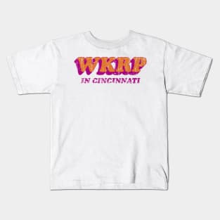 WKRP Turkey Drop Artwork Kids T-Shirt